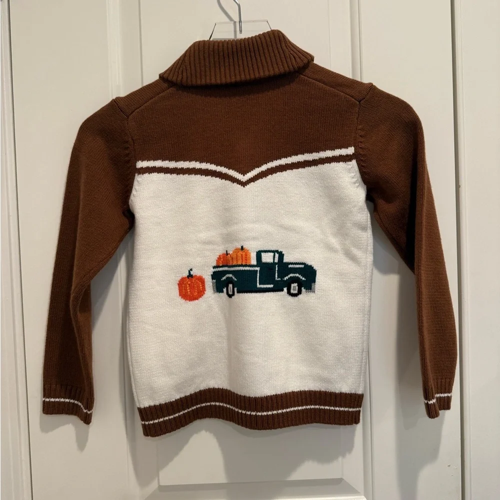 JANIE & JACK The Iconic Pumpkin Sweater Kid’s size 6‎ NWT